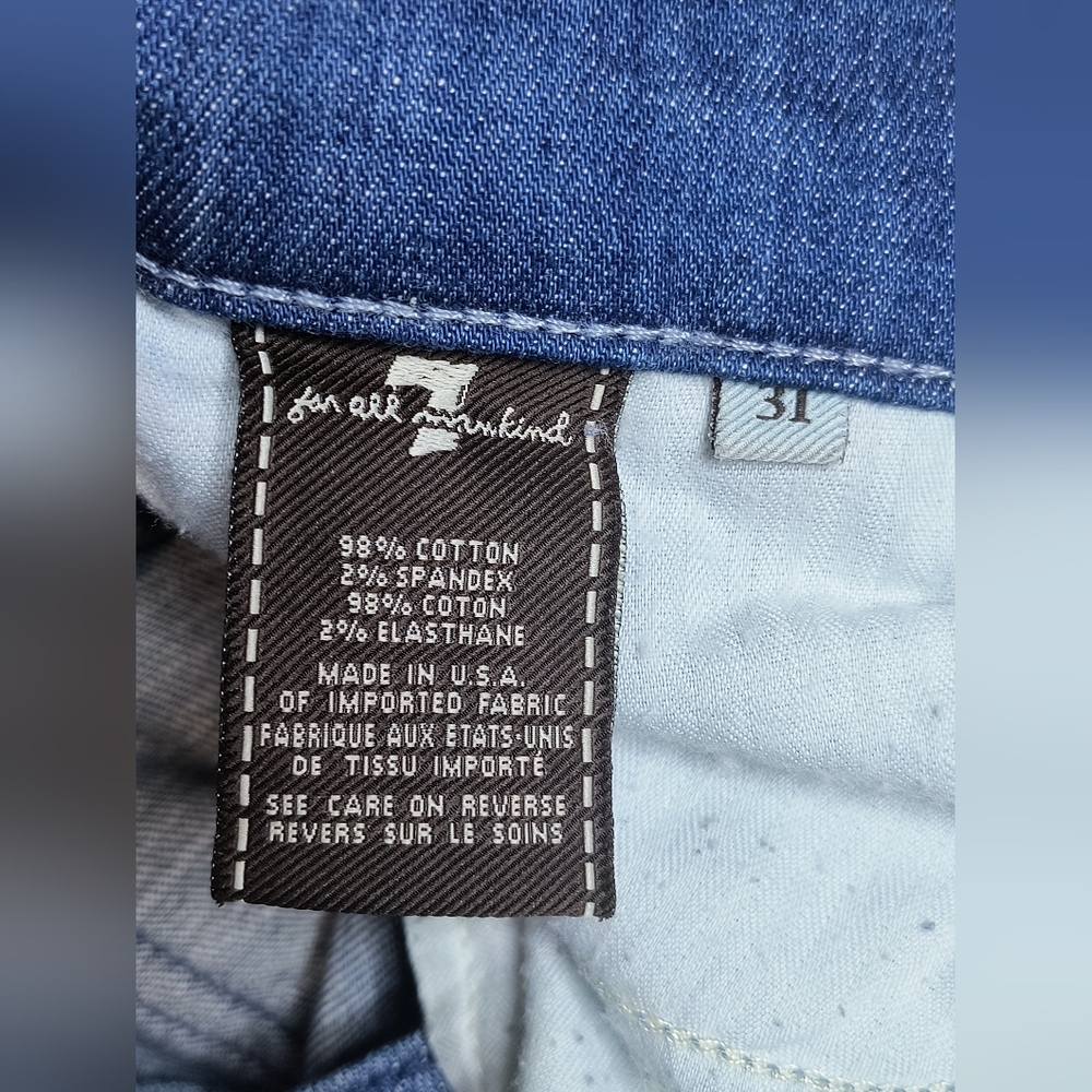 7 For All Mankind Dojo Womens Bermuda Shorts Womens - Picture 4 of 9
